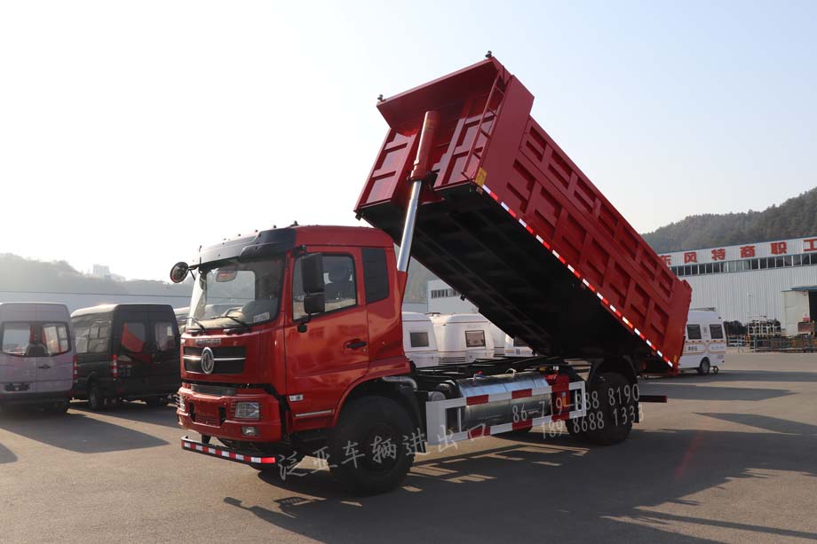 东风天锦自卸车,4*2自卸车报价,东风12吨自卸车配置