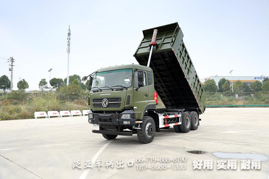 东风6*4自卸汽车_375马力重型自卸商用车_专用自卸车销售出口