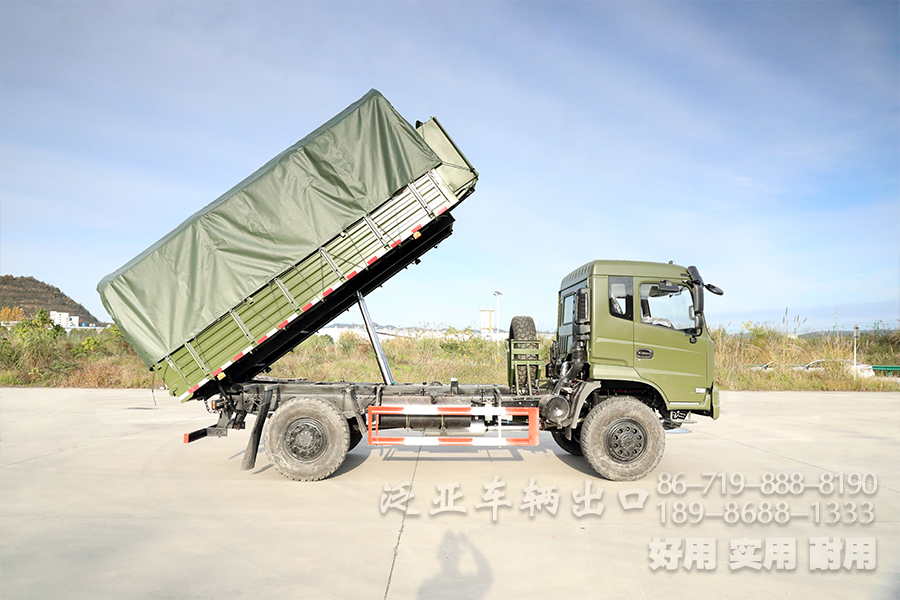 东风4*2自卸车,出口型自卸车,自卸车改装厂家,9吨自卸车,自卸车配置报价,东风海外出口车型