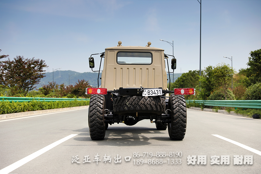 4x4长头底盘,东风240驾驶室,底盘定制,出口底盘,越野专用车底盘,前置绞盘
