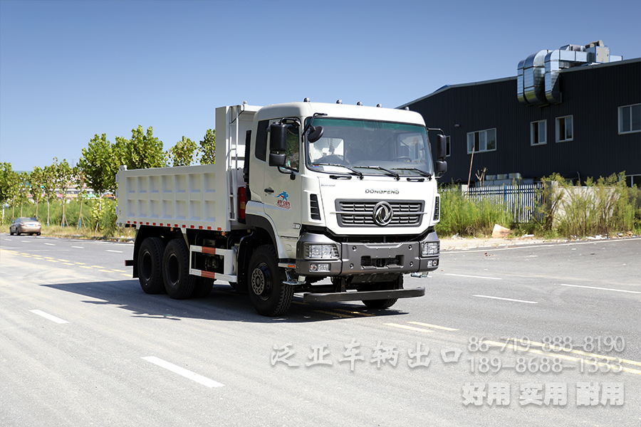 后八轮自卸,重型自卸车出口,三桥卡车货车, 东风25吨后八轮,280马力卡车,6*4自卸改装厂家,工地拉土方石方货车