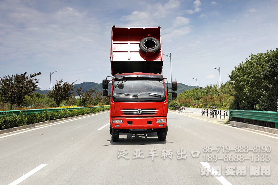 5吨自卸车,东风轻卡自卸,出口专供卡车,东风单排4*2,轻型自卸货车